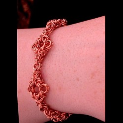 Copper Twin Triangle Bracelet